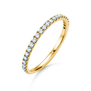 Verlovingsring Dusk in 14K geelgoud met diamanten 0,35ct G/SI