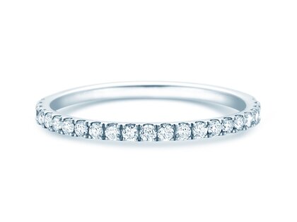 Verlovingsring Dusk in 14K witgoud met diamanten 0,35ct G/SI