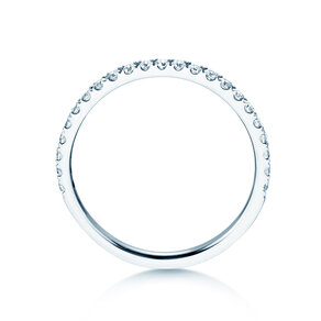 Verlovingsring Dusk in 14K witgoud met diamanten 0,35ct G/SI