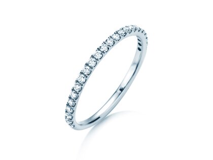 Verlovingsring Dusk in 14K witgoud met diamanten 0,35ct G/SI