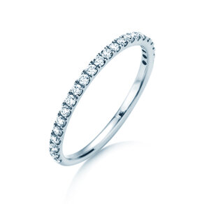 Verlovingsring Dusk in 14K witgoud met diamanten 0,35ct G/SI