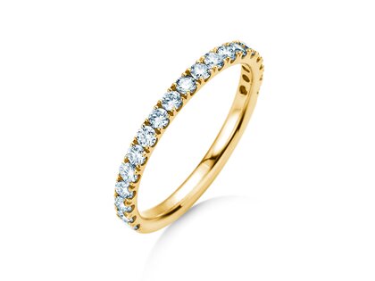 Verlovingsring Dusk in 14K geelgoud met diamanten 0,55ct G/SI