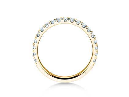 Verlovingsring Dusk in 14K geelgoud met diamanten 0,55ct G/SI