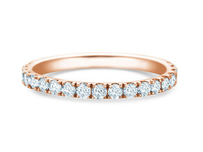 Verlovingsring Dusk in 9K roségoud met Lab-grown diamanten 0,55ct E/VS