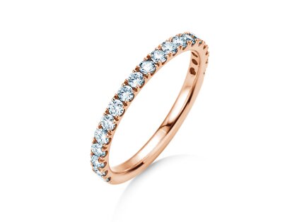 Verlovingsring Dusk in 9K roségoud met Lab-grown diamanten 0,55ct E/VS