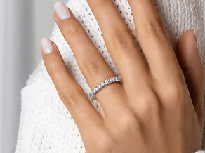 Verlovingsring Dusk in 9K geelgoud met diamanten 0,96ct G/SI