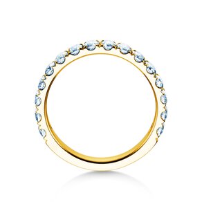 Verlovingsring Dusk in 9K geelgoud met diamanten 0,96ct G/SI