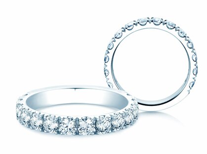 Verlovingsring Dusk in 14K witgoud met Lab-grown diamanten 1,40ct E/VS
