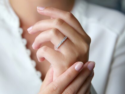 Verlovingsring Dusk in 14K witgoud met diamanten 0,96ct G/SI