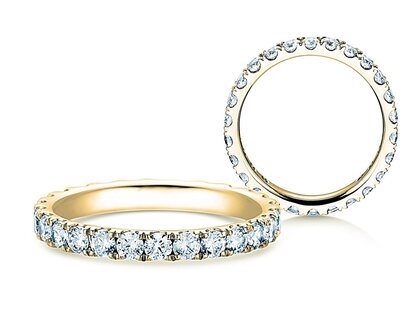 Verlovingsring Dusk in geelgoud