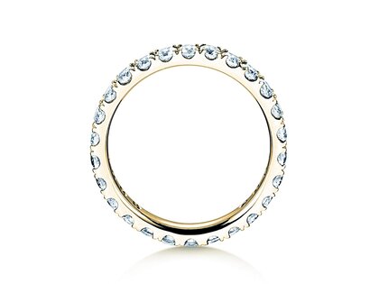 Verlovingsring Dusk in 18K geelgoud met diamanten 1,17ct G/SI