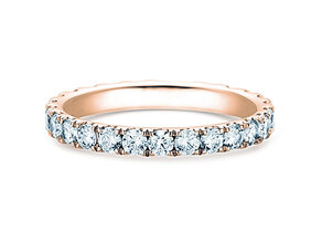Verlovingsring Dusk in 9K roségoud met diamanten 1,17ct G/SI