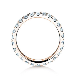 Verlovingsring Dusk in 9K roségoud met diamanten 1,17ct G/SI