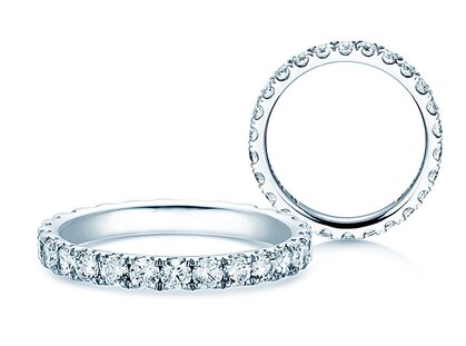 Verlovingsring Dusk in witgoud