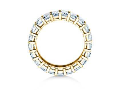 Verlovingsring Emerald Cut Eternity in 9K geelgoud met Lab-grown diamanten 2,00ct E/VS
