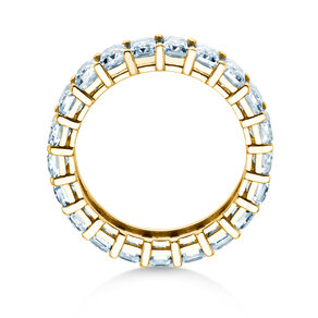 Verlovingsring Emerald Cut Eternity in 9K geelgoud met Lab-grown diamanten 2,00ct E/VS
