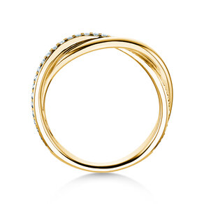 Verlovingsring Forever Us Diamonds in 18K geelgoud met diamanten 0,20ct G/SI