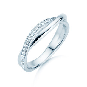 Verlovingsring Forever Us Diamonds in 14K witgoud met diamanten 0,20ct G/SI