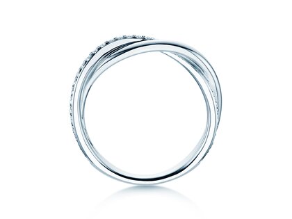 Verlovingsring Forever Us Diamonds in 14K witgoud met diamanten 0,20ct G/SI