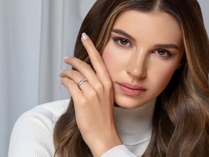 Verlovingsring Forever Us Diamonds in 14K witgoud met diamanten 0,20ct G/SI