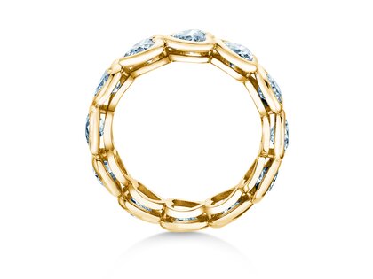 Verlovingsring Full of Hearts in 9K geelgoud met Lab-grown diamanten 1,28ct E/VS