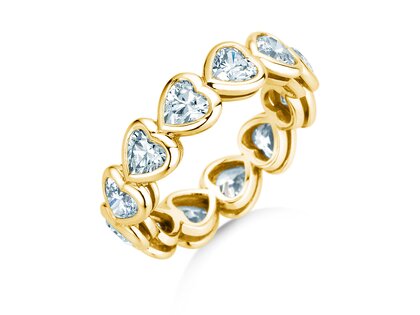 Verlovingsring Full of Hearts in 14K geelgoud met Lab-grown diamanten 3,00ct E/VS