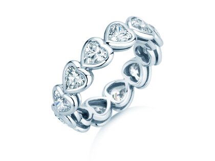 Verlovingsring Full of Hearts in 14K witgoud met Lab-grown diamanten 3,00ct E/VS