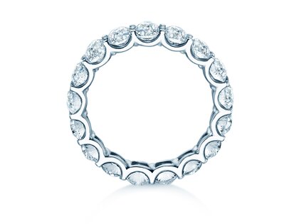 Verlovingsring Oval Cut Infinity in 14K witgoud met Lab-grown diamanten 1,84ct E/VS