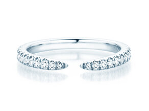 Verlovingsring Peak in 14K witgoud met diamanten 0,36ct G/SI