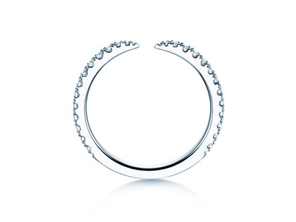Verlovingsring Peak in 14K witgoud met diamanten 0,36ct G/SI