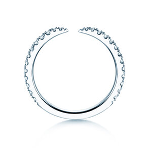Verlovingsring Peak in 14K witgoud met diamanten 0,36ct G/SI