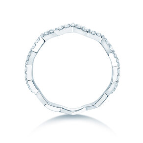 Verlovingsring Tide in 9K witgoud met diamanten 0,29ct G/SI