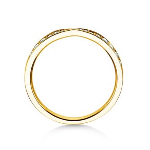 Verlovingsring V-Eternity in 14K geelgoud met diamanten 0,30ct G/SI