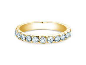 Verlovingsring Wave in 14K geelgoud met diamanten 1,30ct G/SI