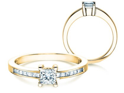 Verlovingsring Chloe in 18K geelgoud met diamanten 0,50ct G/SI