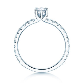 Verlovingsring Classic 4 Marquise Pavé