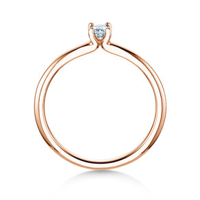 Verlovingsring Emerald Clean in roségoud