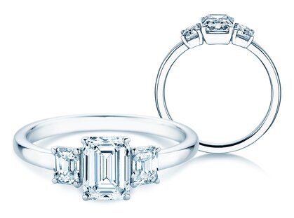 Verlovingsring Emerald Eden Lab-grown diamant