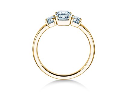 Verlovingsring Emerald Eden in 9K geelgoud met Lab-grown diamanten 0,46ct E/VS