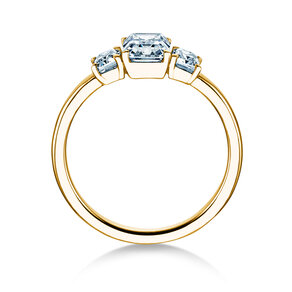 Verlovingsring Emerald Eden in 9K geelgoud met Lab-grown diamanten 0,46ct E/VS