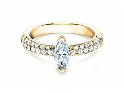 Verlovingsring Louis in 18K geelgoud met diamanten 1,12ct G/SI