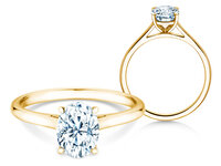 Verlovingsring Oval Cut