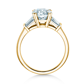 Verlovingsring Brilliant Tapered Baguette  in 9K geelgoud met Lab-grown diamanten 0,41ct E/VS