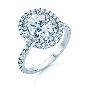 Verlovingsring The Orbit in 14K witgoud met diamanten 0,94ct G/SI
