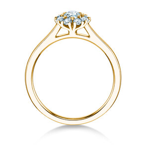 Verlovingsring Bloom in 14K geelgoud met diamanten 0,40ct G/SI
