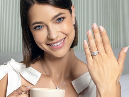 Verlovingsring Pure Emotion in 9K geelgoud met diamanten 0,61ct G/SI