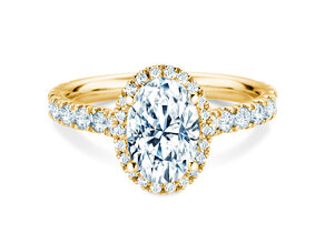 Verlovingsring Pure Emotion in 9K geelgoud met Lab-grown diamanten 0,61ct E/VS