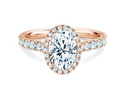 Verlovingsring Pure Emotion in 14K roségoud met diamanten 0,61ct G/SI
