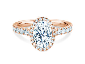 Verlovingsring Pure Emotion in 14K roségoud met diamanten 0,61ct G/SI