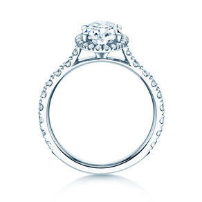 Verlovingsring Pure Emotion in 9K witgoud met Lab-grown diamanten 0,61ct E/VS